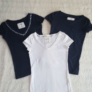 Abercrombie and Fitch Bundle Girls Shirts Medium
